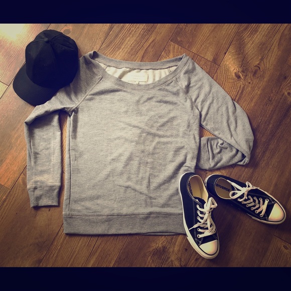 Poof Excellence Sweaters - Super cute gray sweatshirt